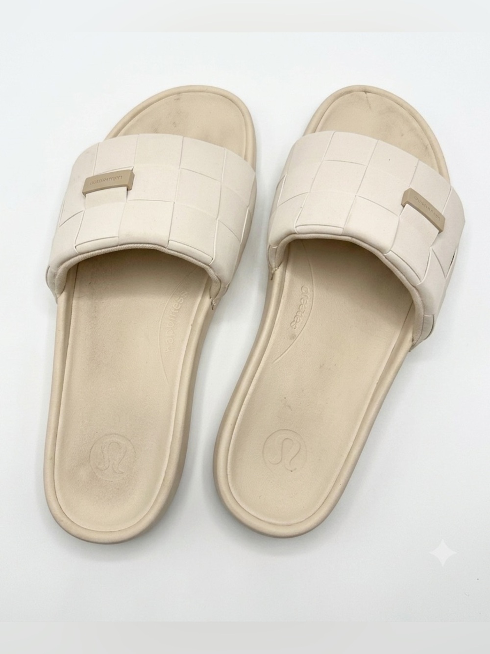 LULULEMON Restfeel Woven Slide Sandals Women’s 10 slip on flats